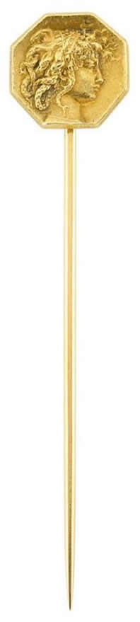 Rene Lalique Medusa Stickpin