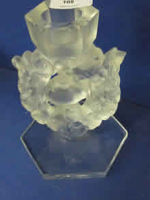 Rene Lalique Candlestick Mesanges