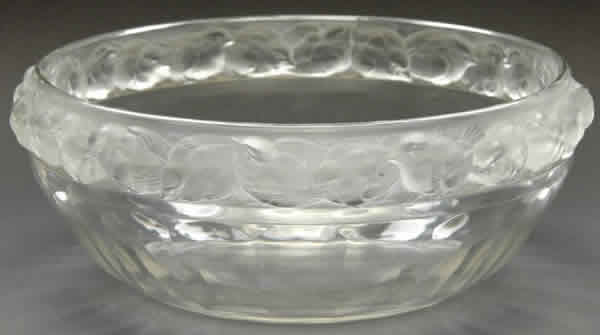 Rene Lalique Bowl Mesanges