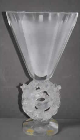 Rene Lalique Mesanges Vase