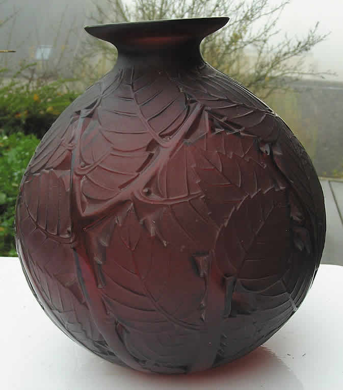 Rene Lalique Vase Milan