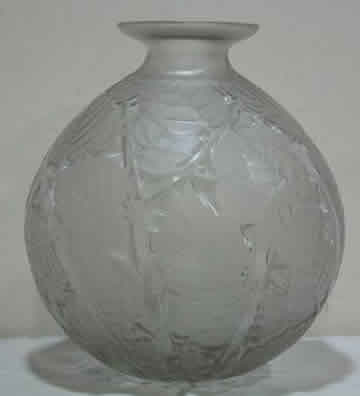 Rene Lalique Vase Milan