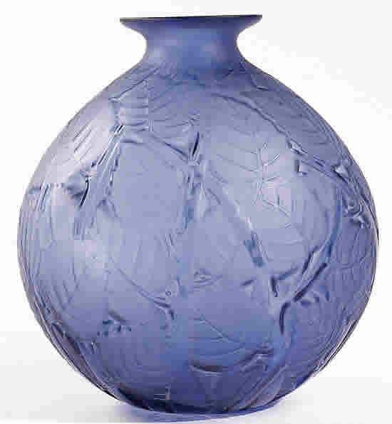 Rene Lalique Vase Milan
