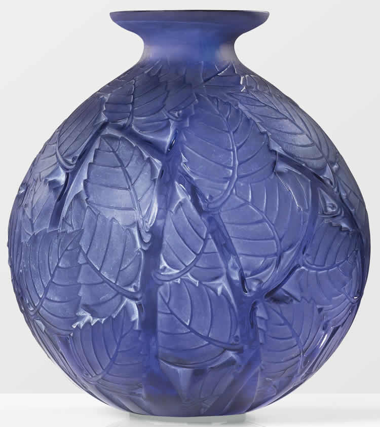 Rene Lalique Vase Milan
