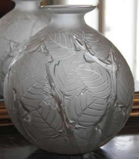 Rene Lalique Vase Milan