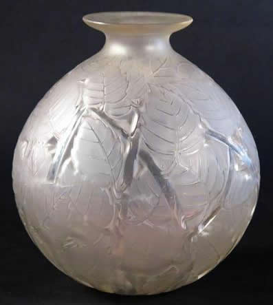Rene Lalique Vase Milan