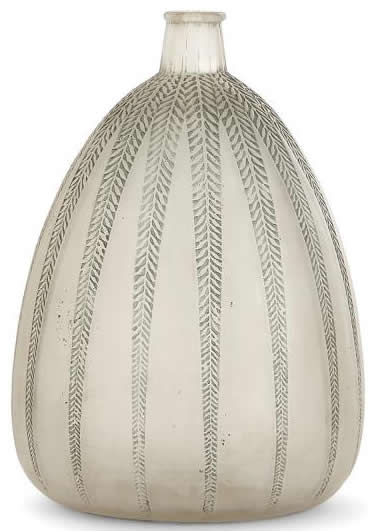 Rene Lalique Vase Mimosa