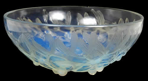 Rene Lalique Bowl Mistletoe