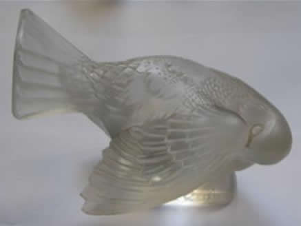 Rene Lalique Paperweight Moineau Coquet