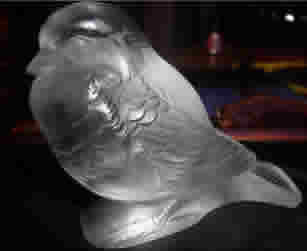 Rene Lalique Presse-Papiers Moineau Fier