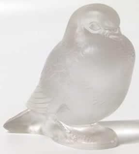 Rene Lalique Paperweight Moineau Fier