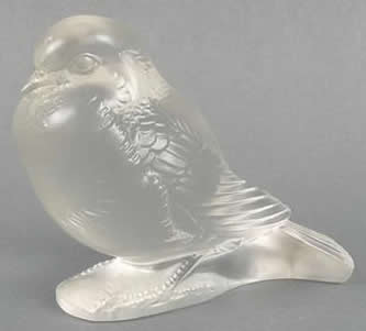 Rene Lalique Paperweight Moineau Fier