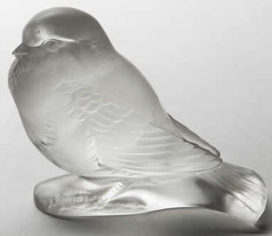 Rene Lalique Paperweight Moineau Fier