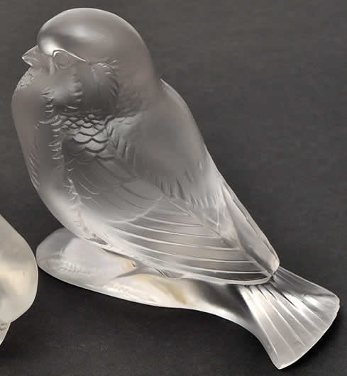 Rene Lalique Paperweight Moineau Fier