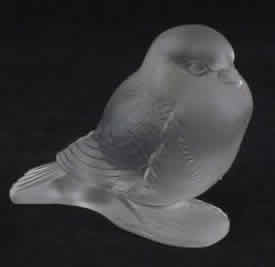 Rene Lalique Paperweight Moineau Fier