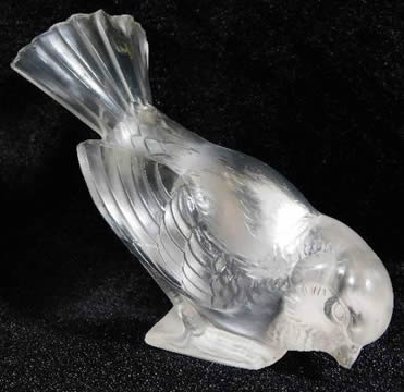Rene Lalique Paperweight Moineau Hardi