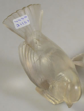 Rene Lalique Paperweight Moineau Hardi