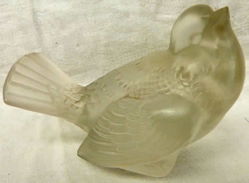 Rene Lalique Paperweight Moineau Moqueur