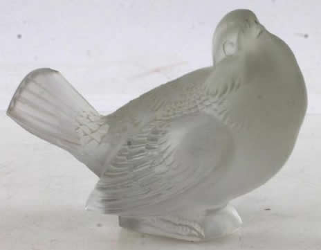 Rene Lalique Paperweight Moineau Moqueur