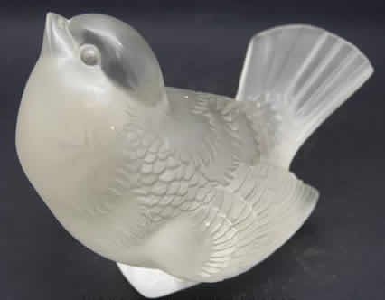 Rene Lalique Paperweight Moineau Moqueur