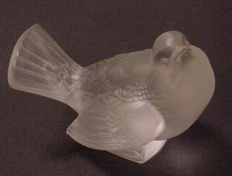 Rene Lalique Paperweight Moineau Moqueur