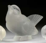 Rene Lalique Paperweight Moineau  Moqueur