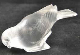 Rene Lalique Paperweight Moineau Timide