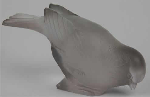 Rene Lalique Paperweight Moineau Timide