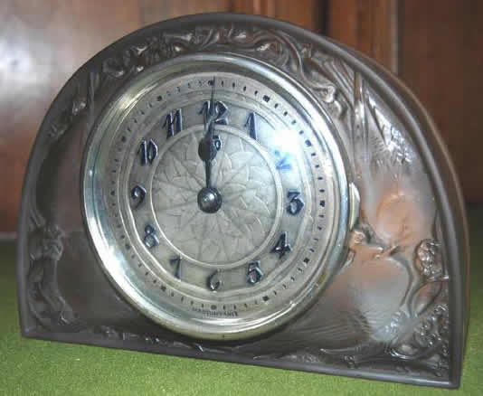 Rene Lalique Clock Moineaux