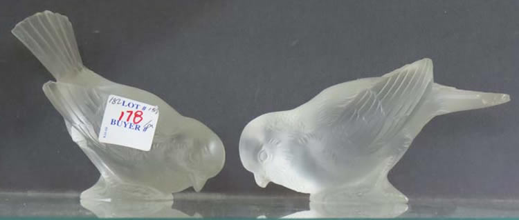 Rene Lalique Paperweight Moineau Hardi