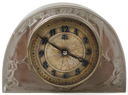 Rene Lalique Pendule Moineaux