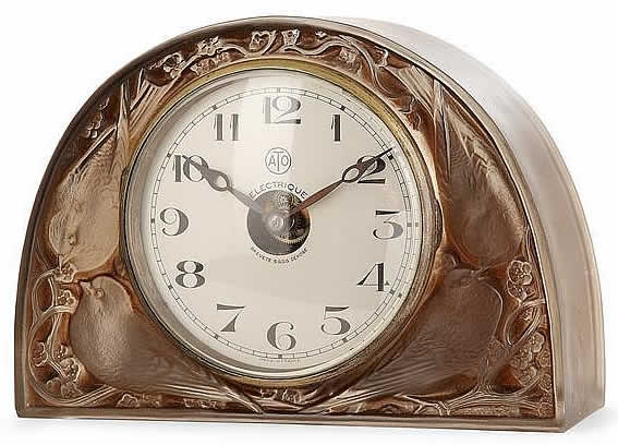 Rene Lalique Pendule Moineaux