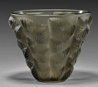 Rene Lalique Vase Moissac