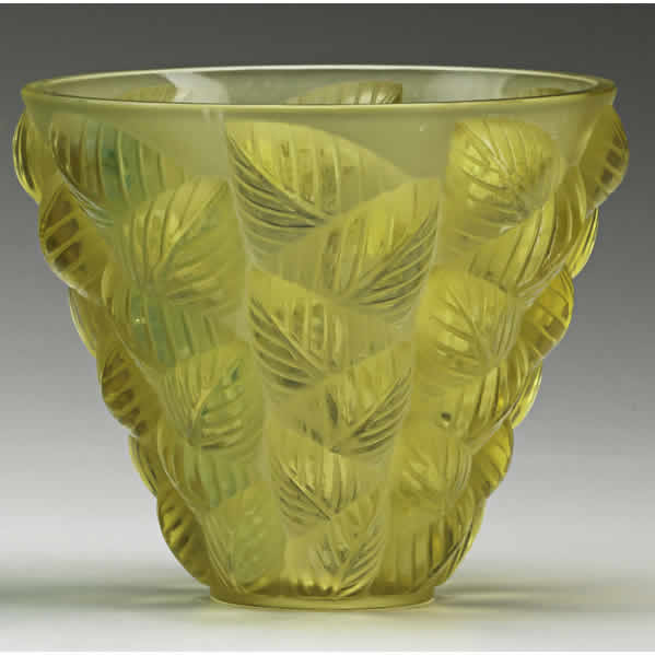 Rene Lalique Vase Moissac