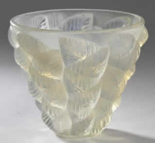 Rene Lalique Vase Moissac