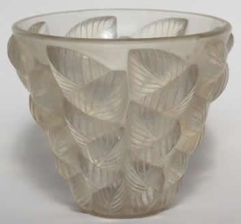 Rene Lalique Vase Moissac
