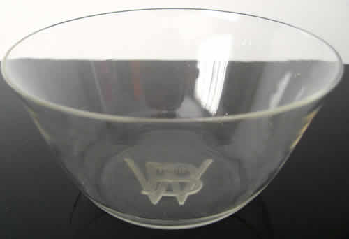Rene Lalique Bowl Monogramme