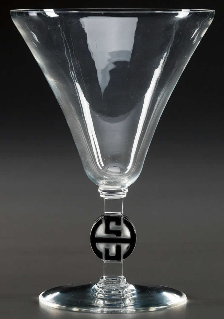 Rene Lalique Glass Monogramme
