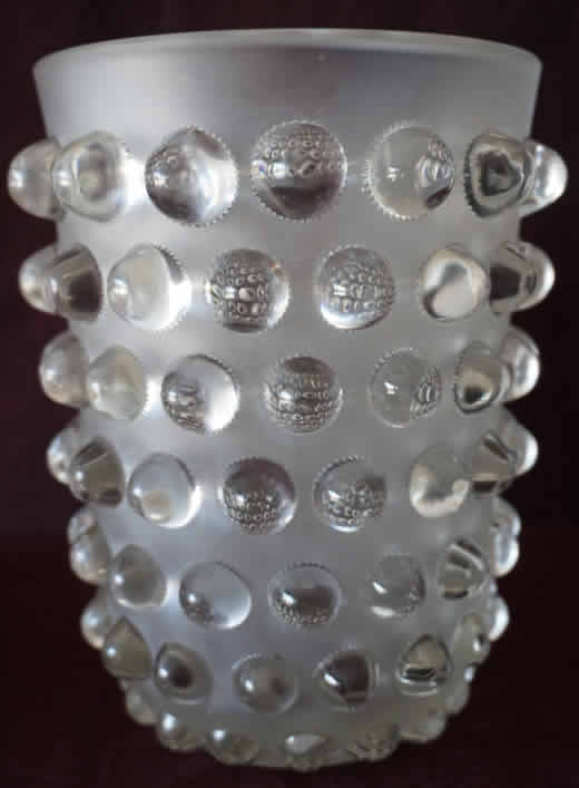 Rene Lalique Vase Mossi