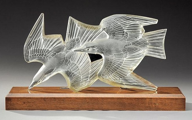 Rene Lalique Fountain Element Mouettes