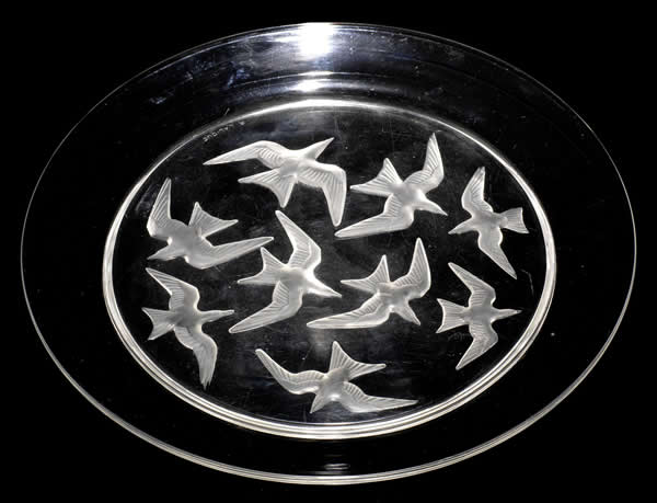 Rene Lalique Mouettes Plate