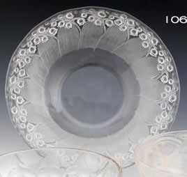 Rene Lalique Bowl Muguet