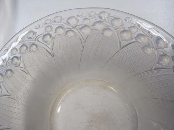 Rene Lalique Bowl Muguet
