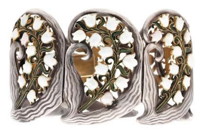 Rene Lalique Le Muguet En Argent Bracelet