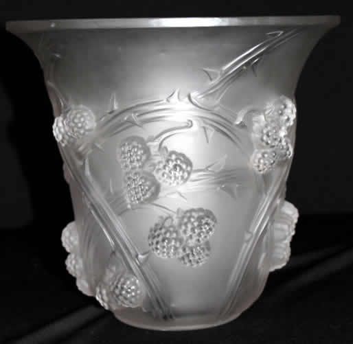 Rene Lalique Vase Mures