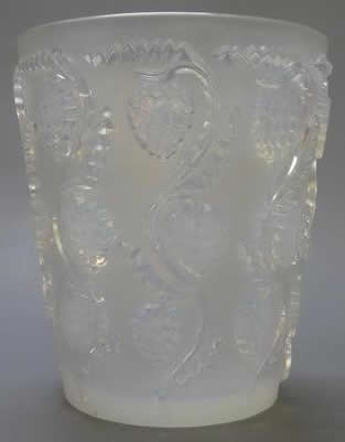 Rene Lalique Vase Muscat