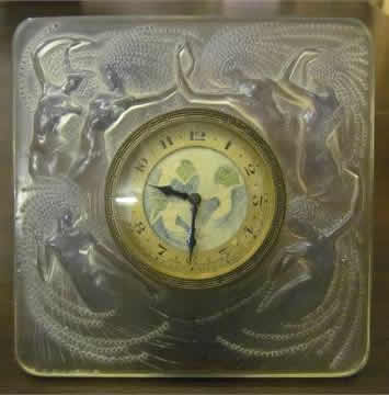 Rene Lalique Clock Naiades
