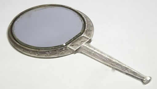 Rene Lalique Mirror Narcisse Couche