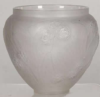 Rene Lalique Vase Nefliers