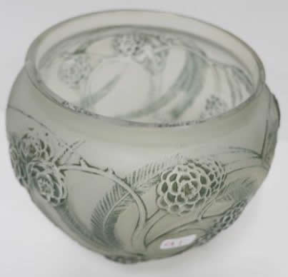 Rene Lalique Vase Nefliers